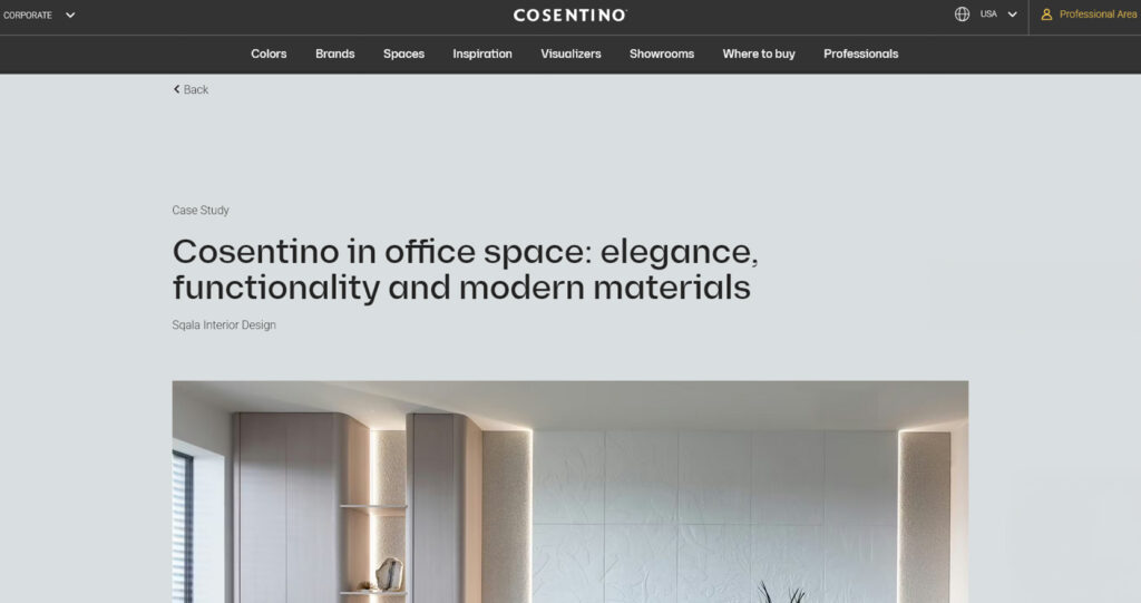 nowoczesne biuro w kolorach ziemi